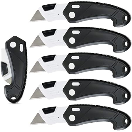 Dynamic Knife Folding & Locking Plastic Utility w/6 blades