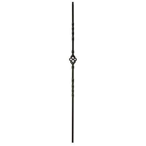 2556-1BASK44 Satin Black Lite Baluster 1/2"