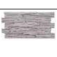 Grey Wall Sliced Front/Back Slate Interlocking 6"x12" (11 Pieces per Box)