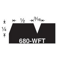 3WFT 11" Economy Notched Trowel