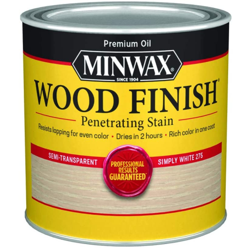 Minwax Stain (Half-Pint) Simply White 275