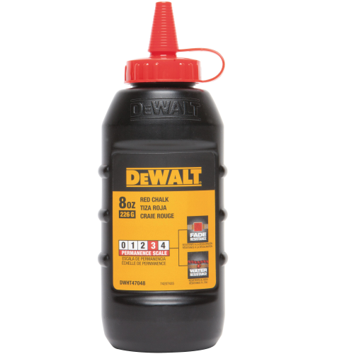 Dewalt Chalk 8 oz. Red