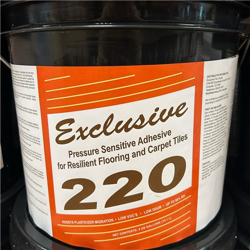 4Gal. Exclusive Pressure Sensitive Adhesive 220