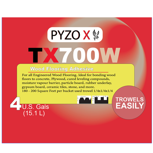 TX700W 4GL WOOD FLOORING ADHESIVE PYZO X