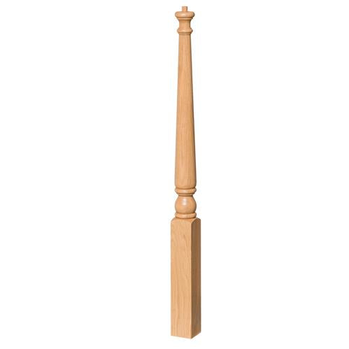 C-4011 Traditional Starting Newel 3" x 48" Red Oak