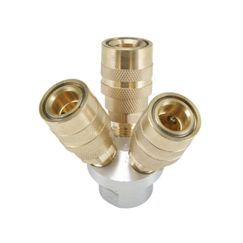 3 Way Quick Coupling Manifold 1m/1 1/4"