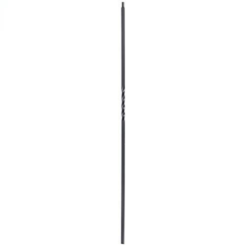 1TW44 2550 (SATIN BLACK) Single Twist Iron Baluster