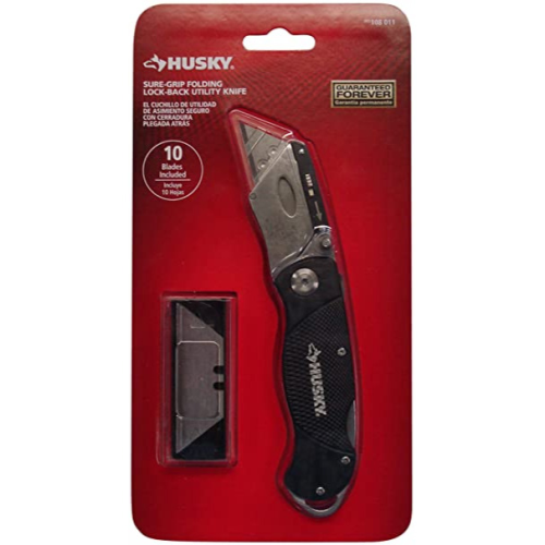 HUSKY 4-1/4 FOLDING LKBACK KNIFE