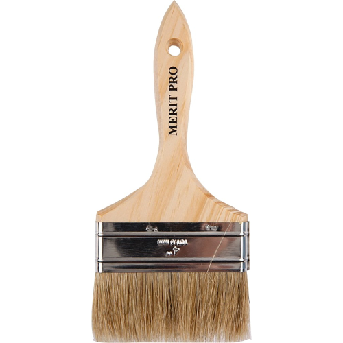 Dynamic 00029 4" White Bristle Double Thick Chip Brush