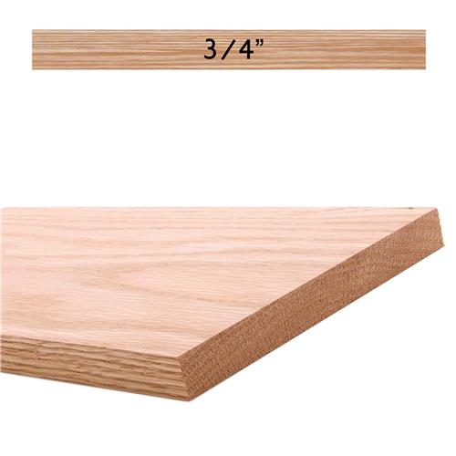 C-8070 Plain Square Edge Tread 1-1/32" Red Oak