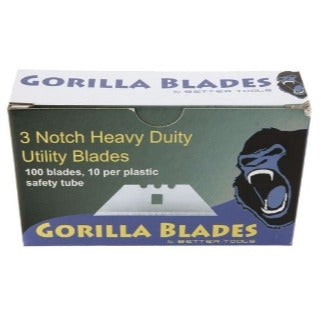 3-Notch Heavy Duty Utility Blade, 100/Multipack