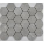 Pulpis Grey 3" Hexagon 11.22"x14.76" /10 Pieces (11.5ft)Per box