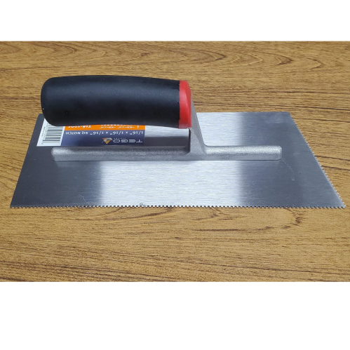 1/16" X 1/16" X 1X16" SQUARE NOTH TROWEL