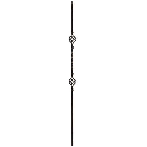 2553-2BASK44 Flat Black LITE Baluster 1/2"