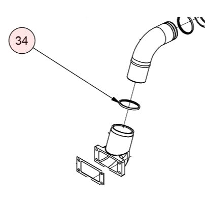 Seal Pipe Part 34 Su7 & B2 Edgers #30613A