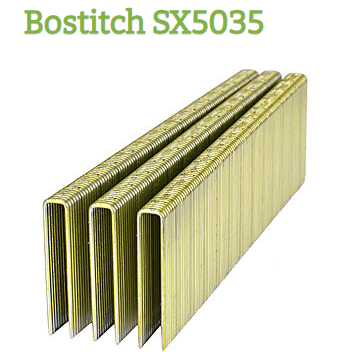 Bostitch SX5035 type staples, 1inch crown, 18 ga. Galvanized