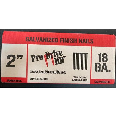 18 GA Finish Nails ProDriveHD