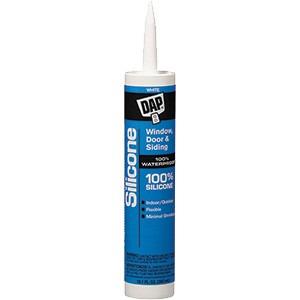 Dap 08646 9.8oz White 100% Silicone Sealant