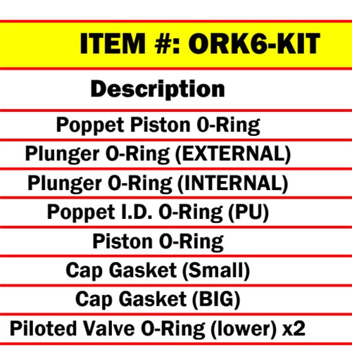 ORK6-KIT REPAIR