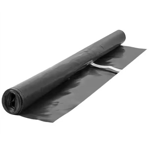 Moisture Barricade Polyethylene Underlay Film BLACK 10X12 6Mil