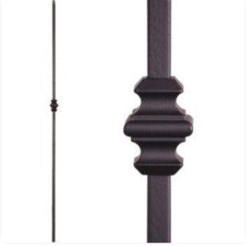 HOF HFSTB16.1.34-T Single Knuckle Hollow Iron Baluster