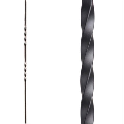 HOF HFSTB16.1.2 T Double Twist Hollow Iron Baluster