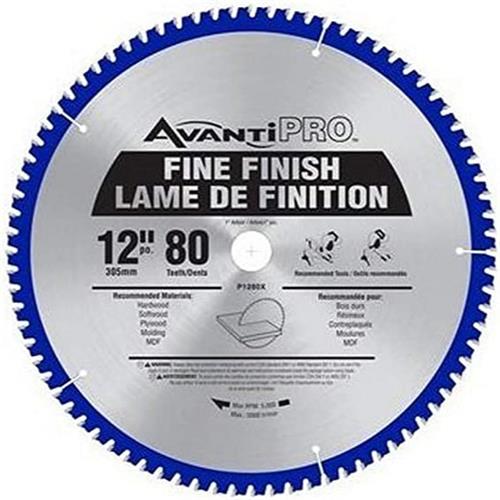 AVANTI PRO 12 in. x 80-Tooth Fine Finish Circular Saw Blade