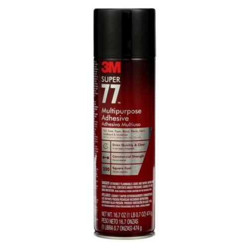 3M 14 OZ SUPER 77 MULTIPURPOSE AEROSOL ADHESIVE