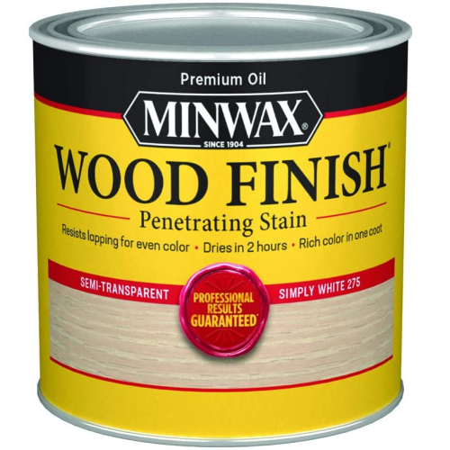 Minwax Stain 1 Gal Simply White 275