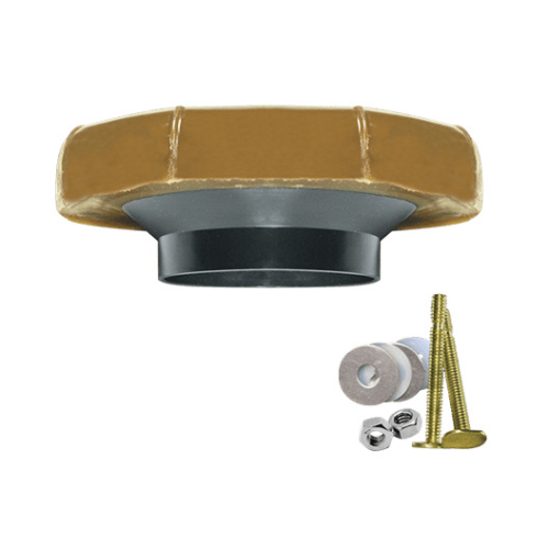 HD Wax Bowl Ring w/ Sleeve-Includes 1/4" x 2-1/4" Brass Bolts And Nuts