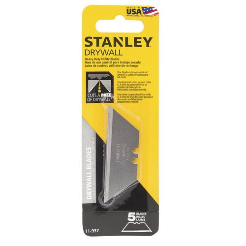 STANLEY Utility Blades 5  PK