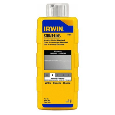 Irwin® Strait-Line® 8 oz. Standard White Temporary Marking Chalk