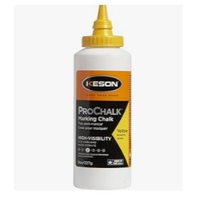 Keson Marking Chalk Yellow, 8-Ounce