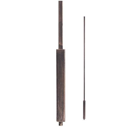 HOF HFSTB16.7.5 Foundation Iron Baluster – 1/2″ Sq. Baluster with 1″ Sq. Base