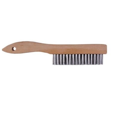 Dynamic 00402 4 x 16 Row Wood Shoe Handle Wire Brush