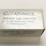 Galvanized Staples 24/8 5/16 in for #81 Stapler
