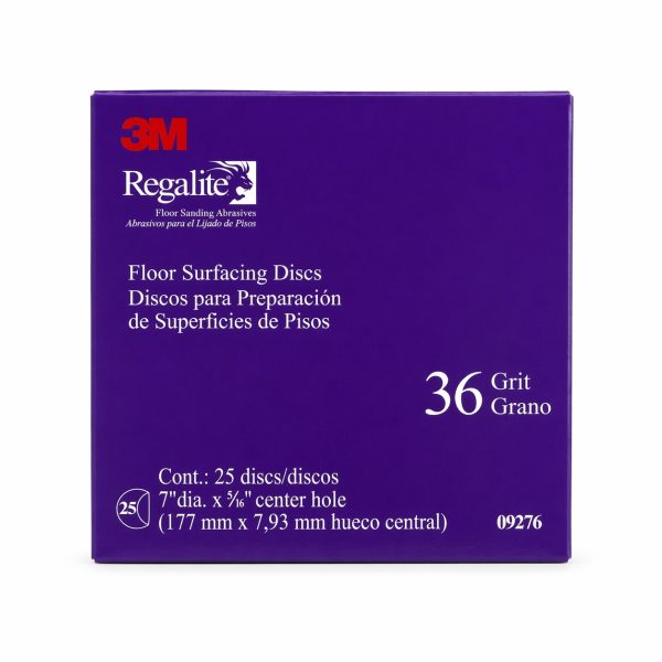 3M Regalite Edger Disc 7 in x 5/16 in 36 Grit