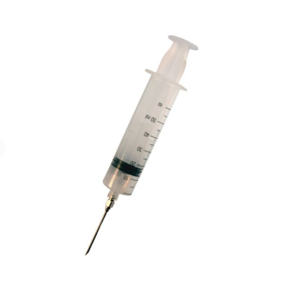 Adhesive Syringe