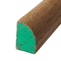 White Oak Shoe Molding 1/2