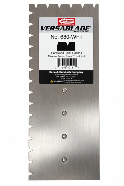 Gundlach VersaBlade Trowel Blade 680-WFT