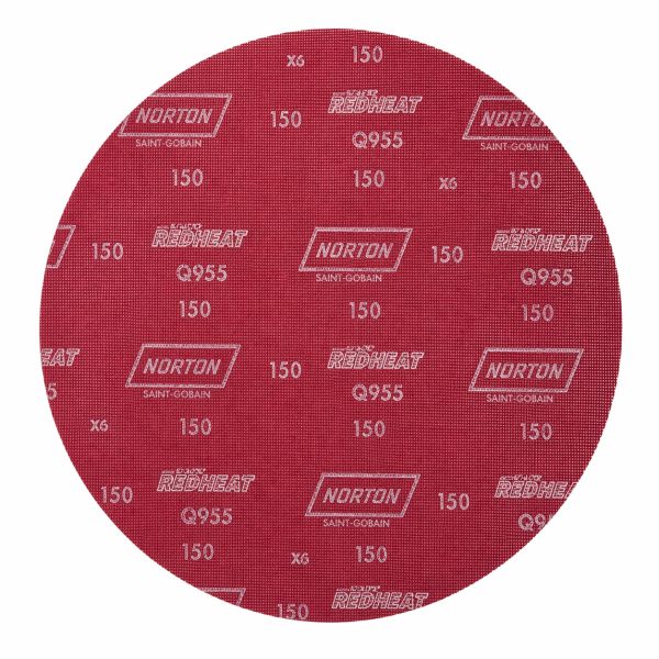 Norton Red Heat Screen Disc 16 in 150 Grit