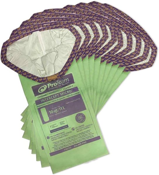 ProTeam Filter Bags 10 qt (10 Pack)