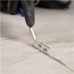 QEP Handheld Grout Saw with 2 Blades
