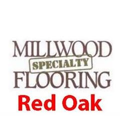 Millwood Red Oak Unfinished Hardwood 3/4 in x 4 in (17.34 SF/Bundle)