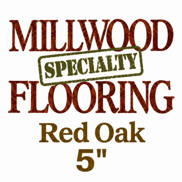 Millwood Red Oak Unfinished Hardwood 3/4 in x 5 in (21.67 SF/Bundle)