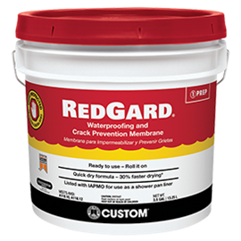 Custom Building Products RedGard Waterproofing & Crack Prevention Membrane – 1 Gallon