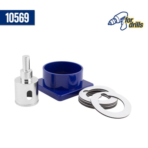 QEP Diamond Hole Saw 1-3/8 in with Water Delivery System