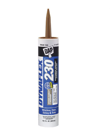 Dap 18412 10.3oz Cedar Tan 230 Dynaflex Elastomeric Latex Sealant