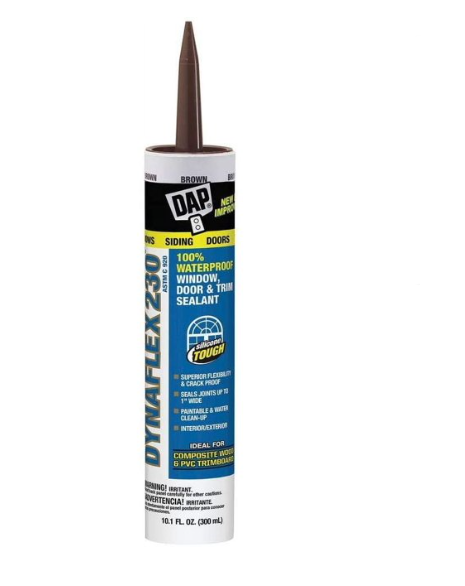 Dap 18418 10.3oz Brown 230 Dynaflex Elastomeric Latex Sealant