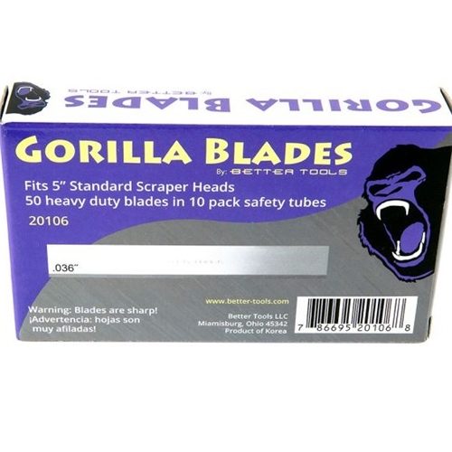 Heavy-Duty Scraper Blade 5 in (10/Tube)